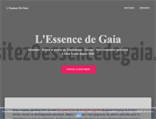 Tablet Screenshot of essencedegaia.be
